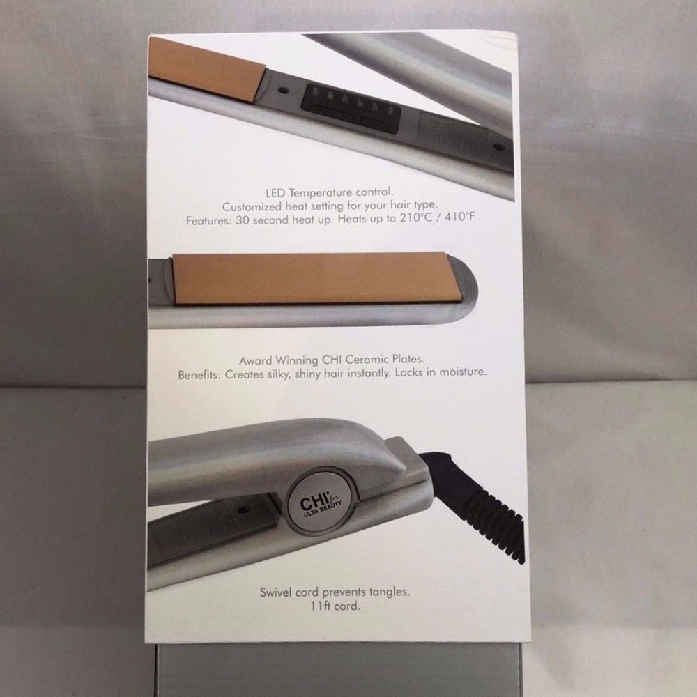 CHI Silver Nova 1'' Ceramic Tourmaline Flat Iron - Picture 4 of 5